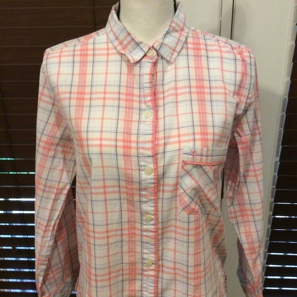 🏜Victoria Secret Button Shirt Size S/P - Picture 1 of 8